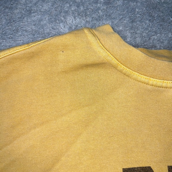 Cape Cod Massachusetts Mens XL Sweatshirt Pullover‎ Gold Yellow Faded Y2k Unisex - Picture 10 of 13